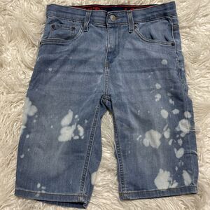 Levi’s 511 Blue Denim Shorts Boys Size 16 Slim Bleached Jorts